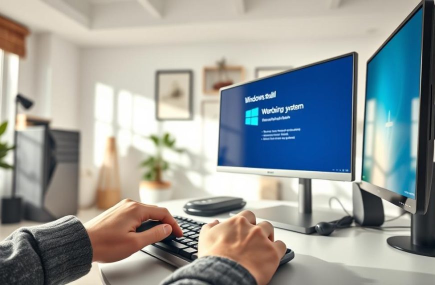 How to install an operating system on a new computer