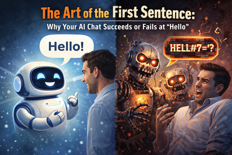 Why does the first “hello” matter? Discover how opening sentences shape AI chats, user trust, engagement, and conversational success or failure.