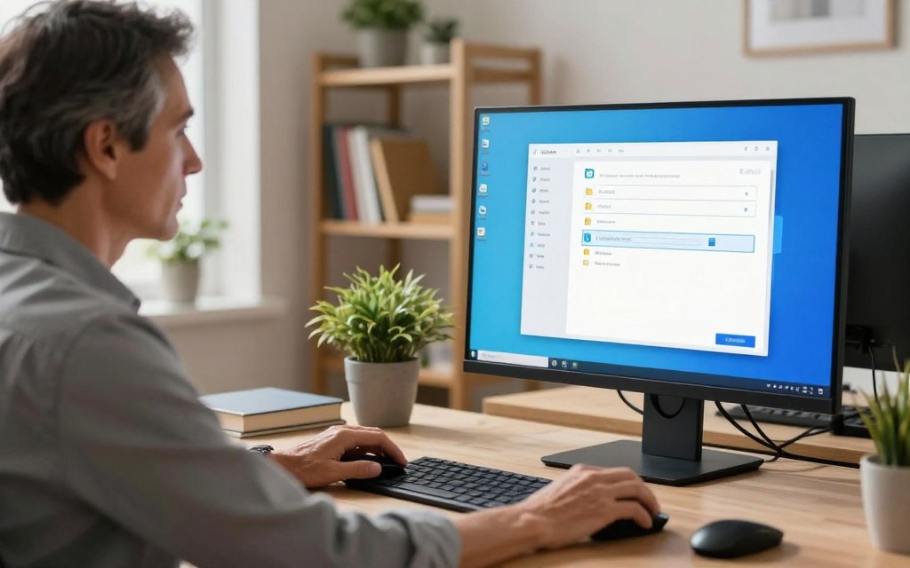 A Windows user setting permissions for a shared folder