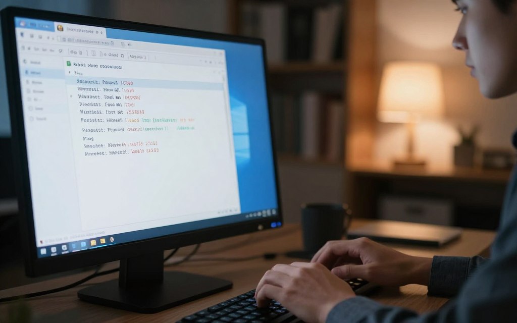 Command Prompt checking a network address with ping